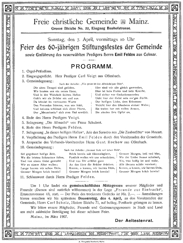 Programm 1907